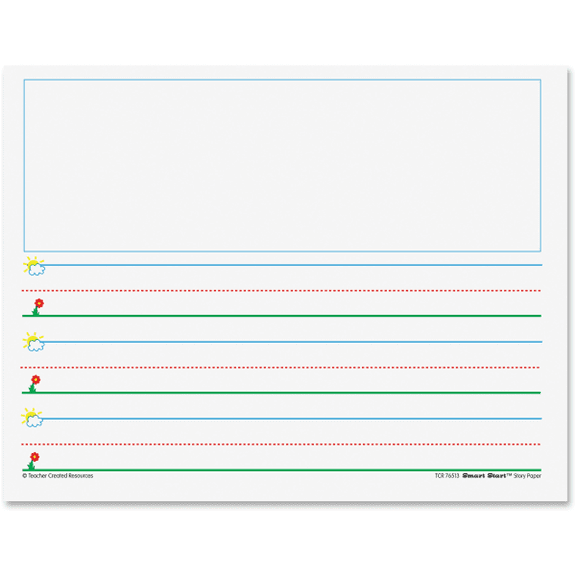 Teacher Created Resources Smart Start K-1 Story Paper: 360 Sheets