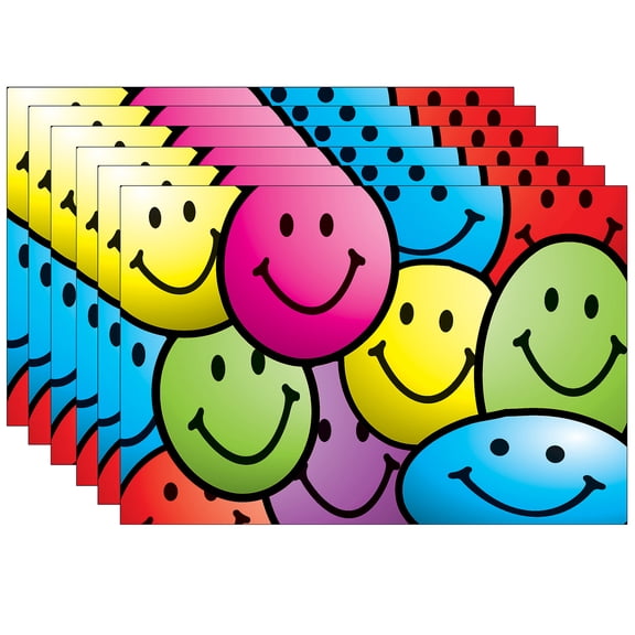Teacher Created Resources Smiley Faces Postcards, 30 Per Pack, 6 Packs
