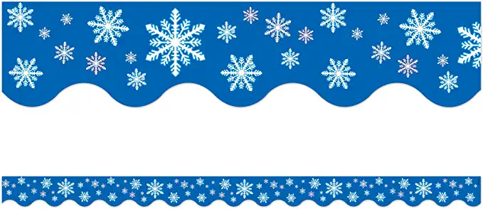 Teacher Created Resources Snowflakes Border Trim Multi Color 4139