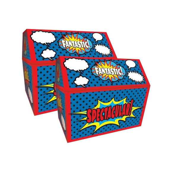 Teacher Created Resources Superhero Chest, Pack of 2