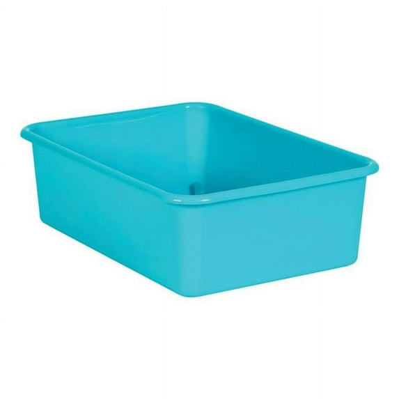 Teacher Created Resources TCR20407 Plastic Storage Bin, Teal - Large