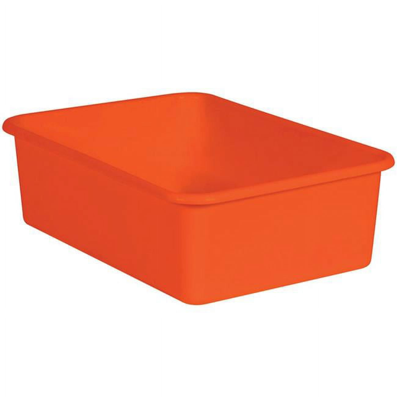 Teacher Created Resources Tcr20385 Plastic Storage Bin, Red - Small