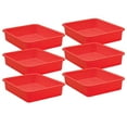 thumbnail image 1 of Teacher Created Resources TCR20438-6 Plastic Letter Tray, Red - Large - Pack of 6, 1 of 2