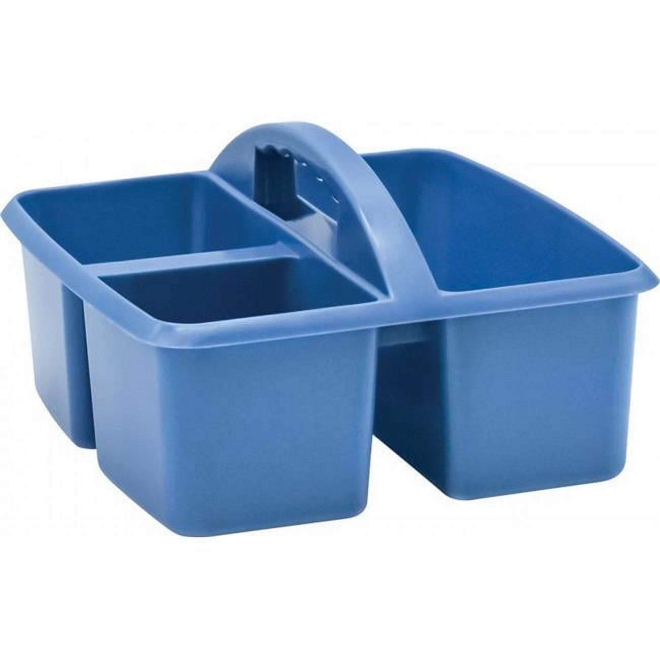 Slate Blue Stackable Plastic Kids Storage Caddy