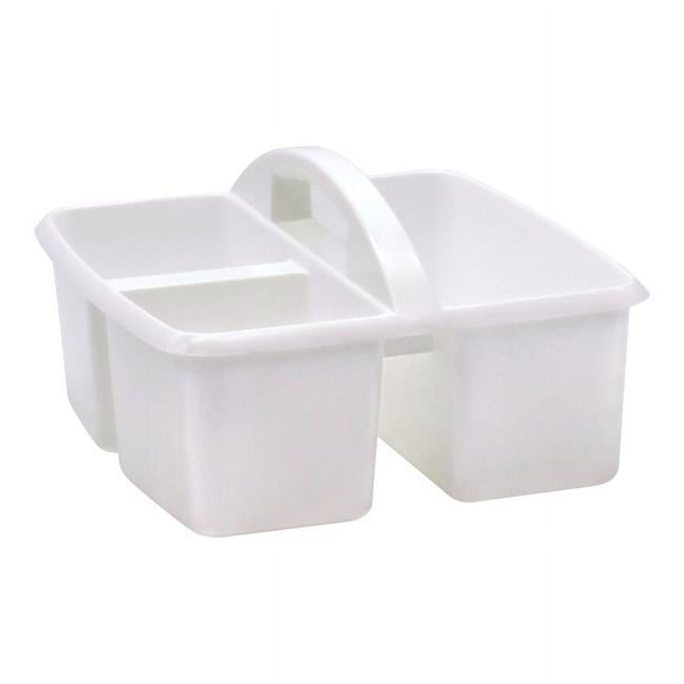 Teacher Created Resources White Plastic Storage Caddy 6 Pack - by TCR