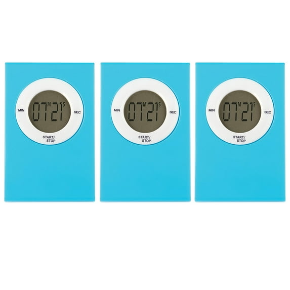 Teacher Created Resources TCR20719-3 Magnetic Digital Timer, Aqua - 3 Each