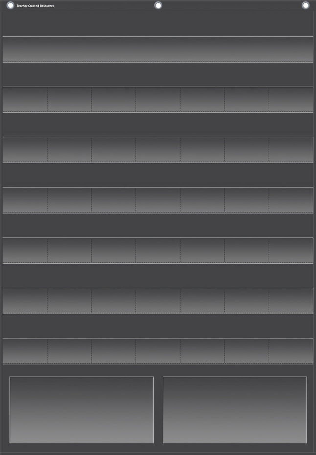 Teacher Created Resources TCR20748 Black Calendar Pocket Chart