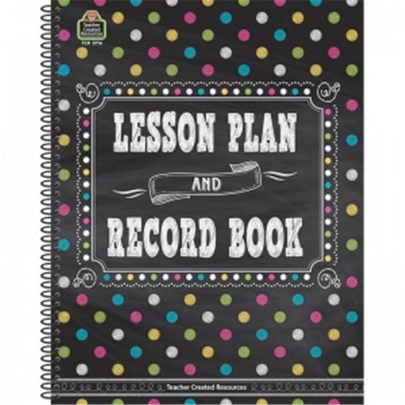 Teacher Created Resources TCR3716BN Chalkboard Brights Lesson Plan & Record Book - 2 Each