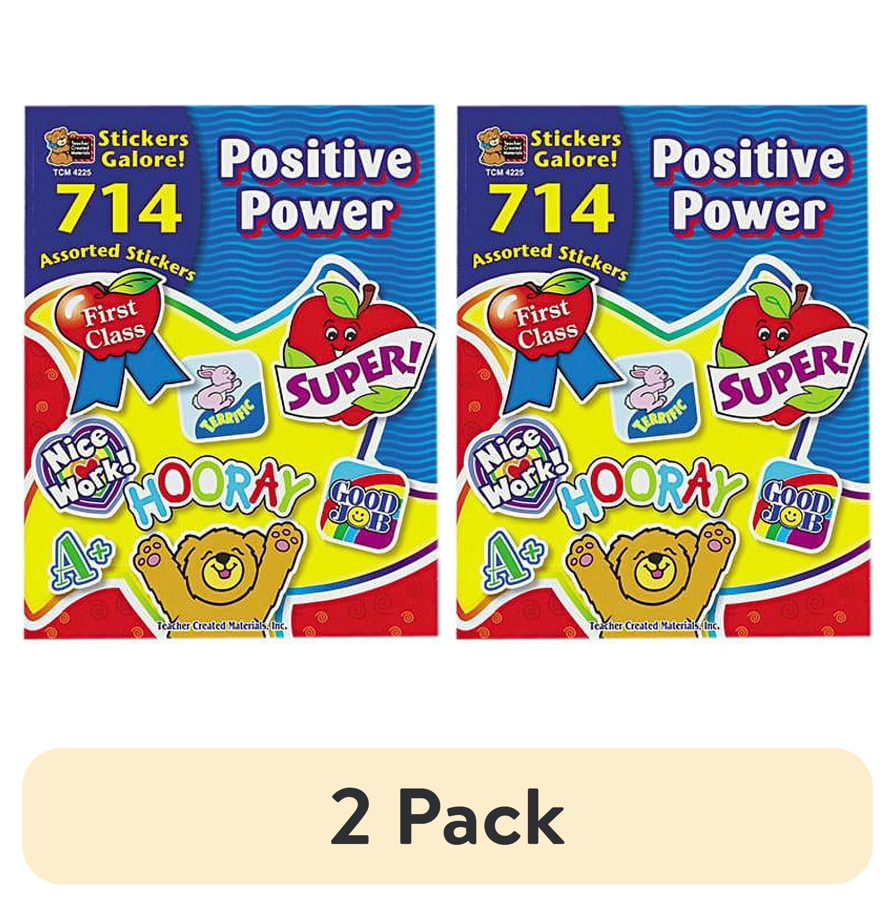 Teacher Created Resources Positive Power Sticker Book - Self-adhesive - Acid-free, Lignin-free - Assorted - 714 / Pack Teacher Created Resources Positive Power Sticker Book - Self-adhesive - Acid-free, Lignin-free - Assorted - 714 / Pack