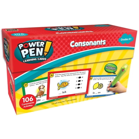 Teacher Created Resources Power Pen Learning Cards: Consonants