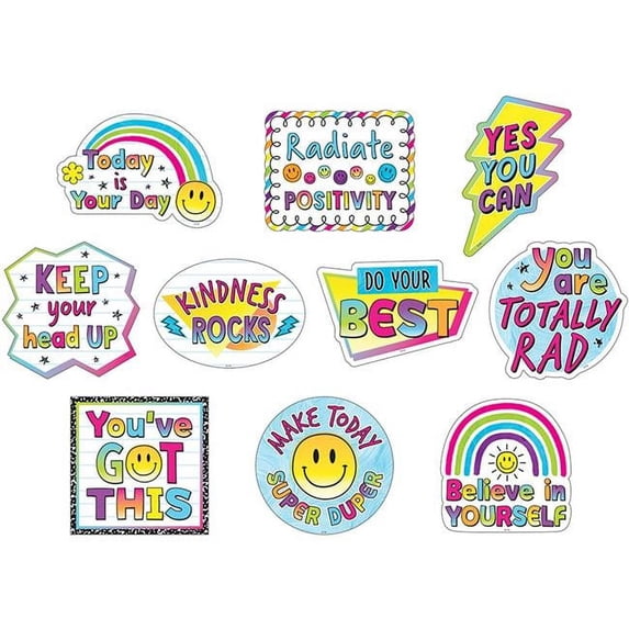 Teacher Created Resources TCR6933 Brights 4Ever Positve Saying Accent Bulletin Board