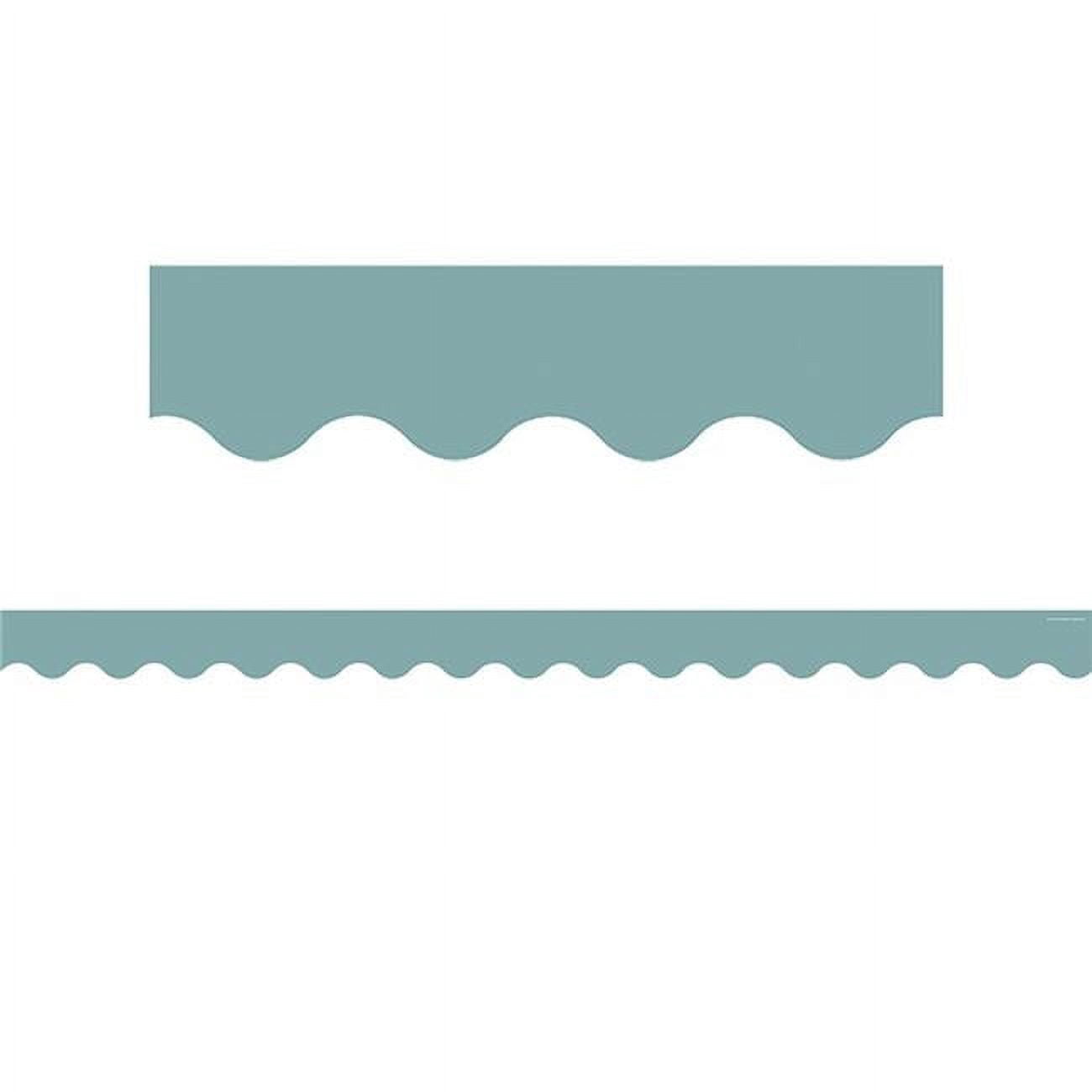 Calming Blue Scalloped Border Trim [TCR7128] - Walmart.com