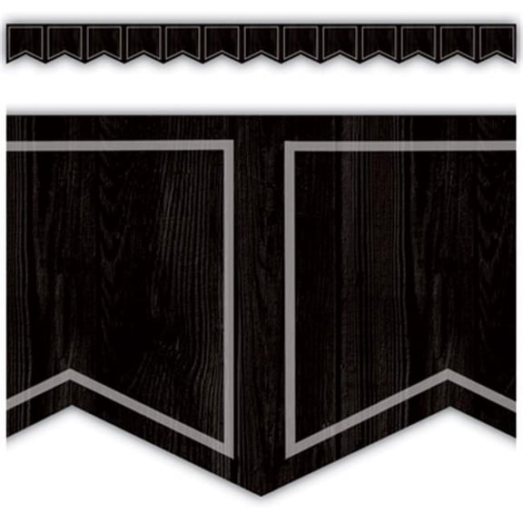 Modern Farmhouse Black Pennants Die-Cut Border Trim [TCR8905]