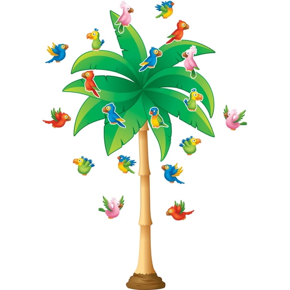 Teacher Created Resources Tropical Trees Bulletin Board, 71 Count