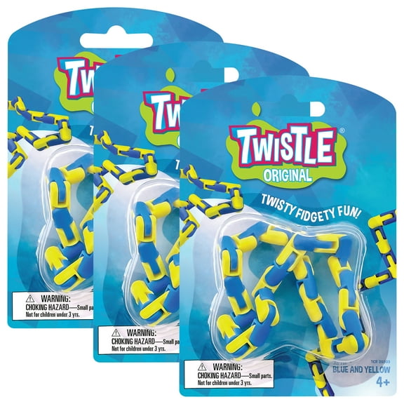 Teacher Created Resources Twistle Original, Blue & Yellow, Pack of 3