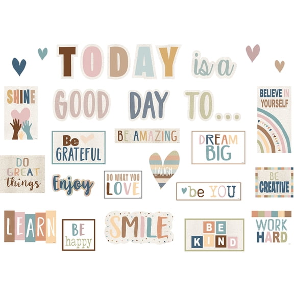 Teacher Created Resources Everyone is Welcome Today is a Good Day Mini Bulletin Board Set
