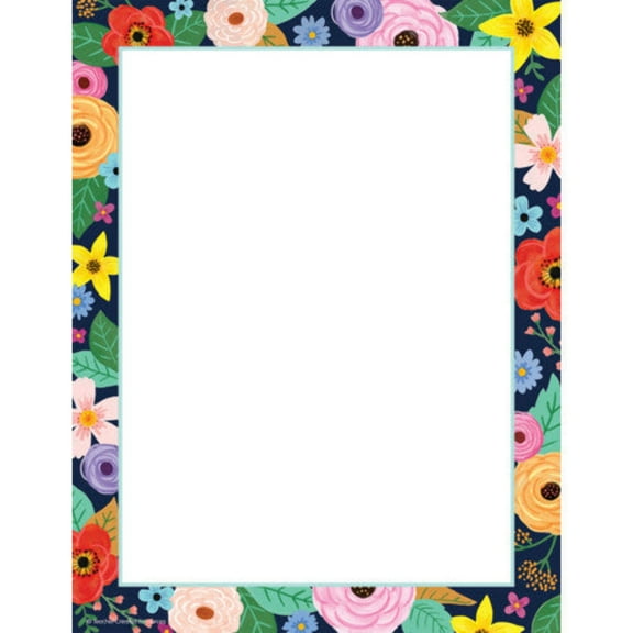 Teacher Created Resources Wildflowers Computer Paper (TCR 6697)