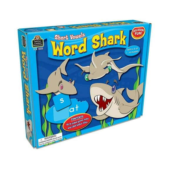 Teacher Created Resources Word Shark: Short Vowels Game