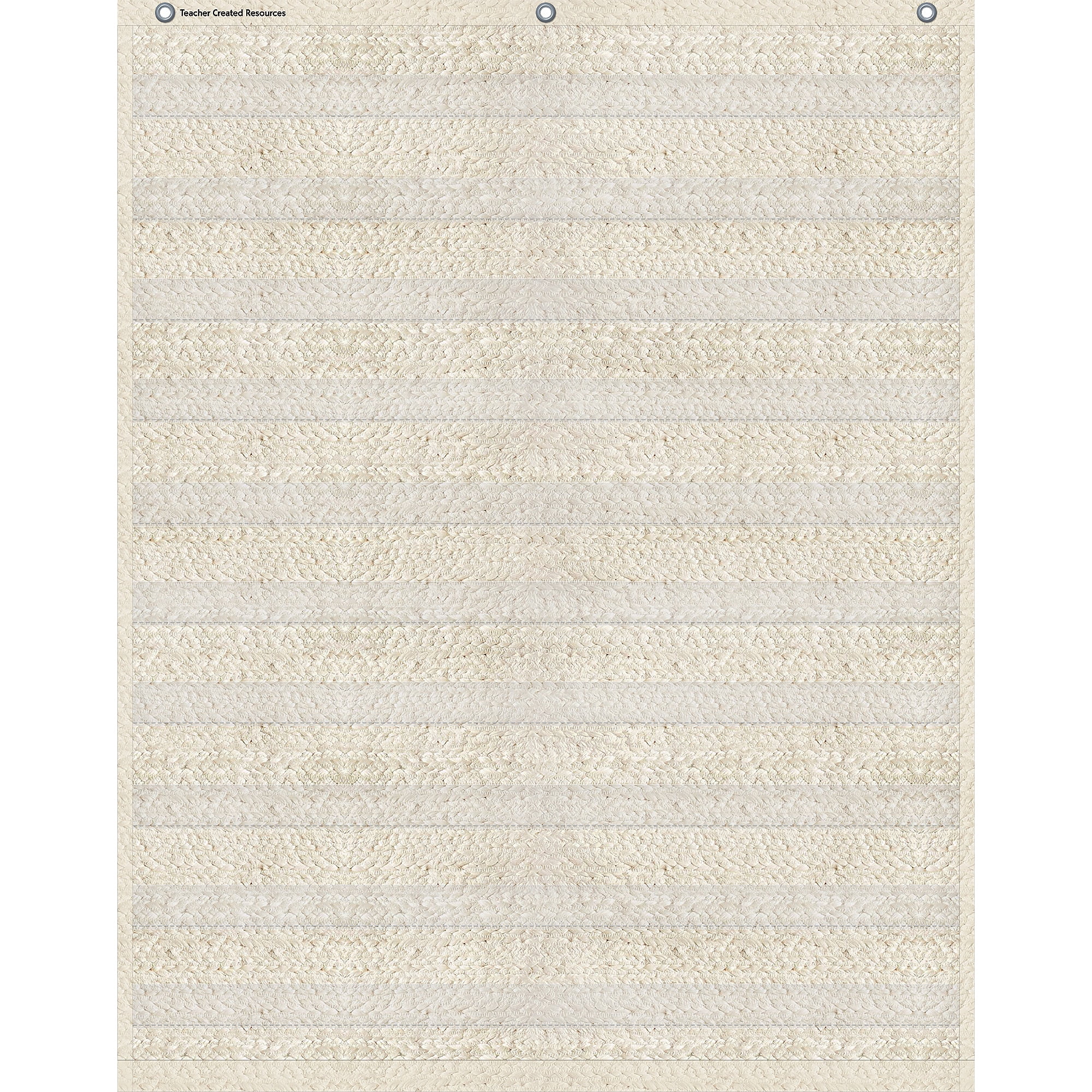 Teacher Created Resources Woven 10 Pocket Chart, 34" x 44"