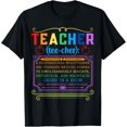 thumbnail image 1 of Teacher Definition - Funny Teaching School Teacher T-Shirt Tops Tee, 1 of 4