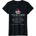 thumbnail image 1 of Teacher Definition Funny Teaching School Teacher T-Shirt, 1 of 3