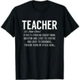 thumbnail image 1 of Teacher Definition - Teacher Appreciation T-Shirt, 1 of 4