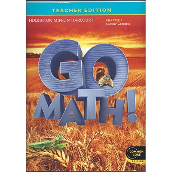 Pre-Owned Teacher Edition, Go Math!, 2nd Grade, Chapter 1, Number Concepts (Paperback) 0547591489 9780547591483