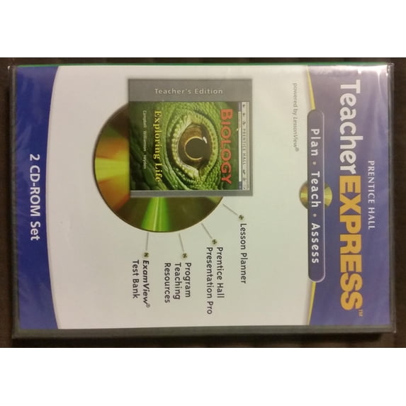 Teacher Express Biology Exploring Life (Plan. Teach. Assess) 2 CD-Rom NEW