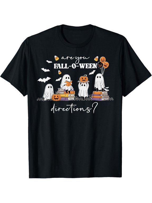 Teacher Fall O Ween Directions T Shirt Size S-5XL