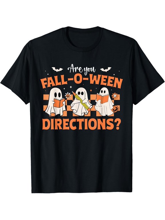 Teacher Fall O Ween Halloween T Shirt Size S-5XL