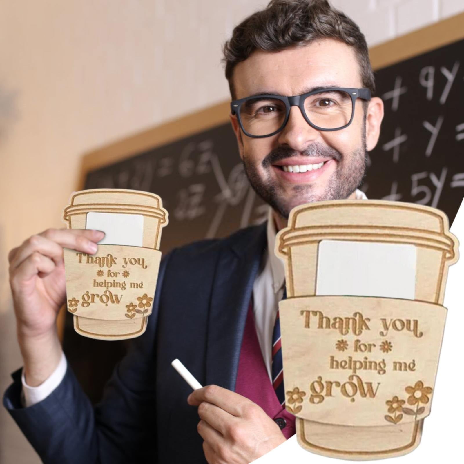 Teacher Gift Card Wood Holders Appreciation Gift Card Sleeves For