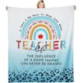 thumbnail image 1 of Teacher Gifts Teacher Blanket Teacher Appreciation Gifts for Teacher''s Day, Graduation, Retirement, Thanksgiving, Christmas and Back to School, Teacher Blankets Throws 60"x50", 1 of 6