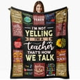 thumbnail image 1 of Teacher Gifts Blanket, Teacher Appreciation Gifts Ideas for Women, Best Birthday Retirement Gifts for Teachers from Student, Fleece Throw Blankets Christmas Teacher's Day Back to School 60"X50", 1 of 5