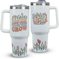 thumbnail image 1 of Teacher Gifts For Women, Teachers Day Appreciation Gifts Best Teacher Ever Graduation Gifts for Teacher Best Teacher Ever, 40oz Teacher Tumbler with Handle Teacher Cup Teacher Coffee Mugs, 1 of 6