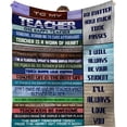 thumbnail image 1 of Teacher Gifts, Teacher Gifts for Women, Teacher Blanket, Best Teacher Gifts, Gifts for Teachers Women, Teacher Back to School Teachers' Day Throw Blankets 60"x50",Gifts for Teachers, 1 of 5