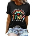 thumbnail image 1 of Teacher Gifts Shirt for Women's Teacher Tshirts It's a Good Day to Teach Letter Print Rainbow Graphic Tee Casual Tops, 1 of 3
