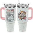 thumbnail image 1 of Teacher Gifts Teacher Tumbler with Handle and Straw 40 oz Teachers Cup Coffee Mugs Gifts for Women Graduation,Appreciation,Back to School Gifts, 1 of 6