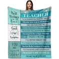 thumbnail image 1 of Teacher Gifts for Teacher Women, Best Teacher Gifts for Women, Teacher Appreciation Gifts, Teacher Blanket 60"X50", Teachers Day for Women Men Teacher Throw Blanket, 1 of 6