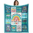 thumbnail image 1 of Teacher Gifts for Women Men, Teacher Appreciation Gifts for Teachers Blanket 60"X50", Thank You Best Teacher Gifts for Teachers, Back to School Gifts for Teachers, 1 of 6