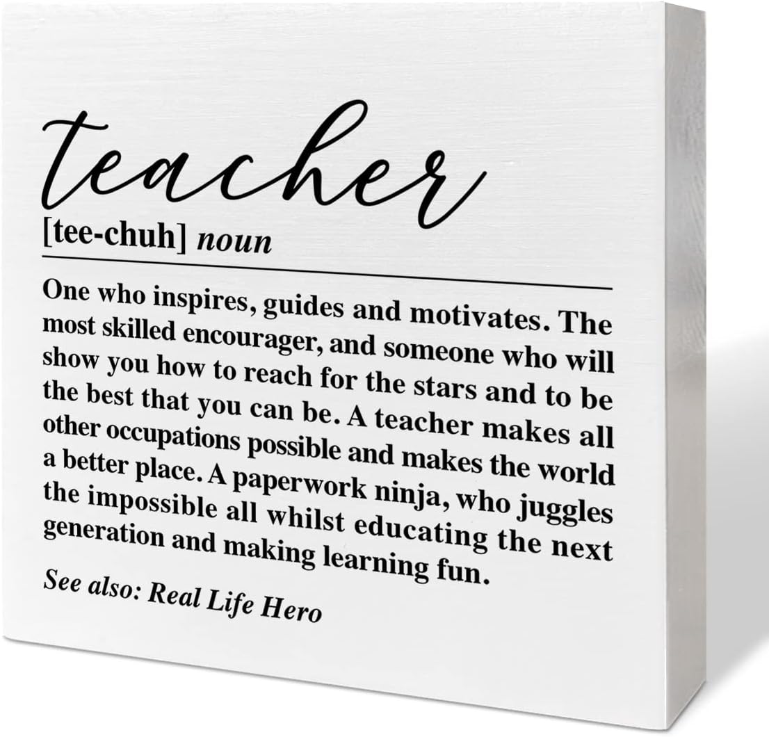 Teacher Gifts for Women Men, Thank You Appreciation Gifts for Teacher ...