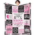 thumbnail image 1 of Teacher Gifts for Women, Teacher Appreciation Gifts, End of Year Teacher Gifts for Women Men, Birthday Gifts for Teachers from Student, Teacher Thank You Gift Ideas Throw Blanket 50"X60", 1 of 5