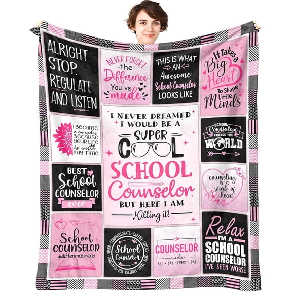 Teacher Gifts for Women, Teacher Appreciation Gifts, End of Year Teacher Gifts for Women Men, Birthday Gifts for Teachers from Student, Teacher Thank You Gift Ideas Throw Blanket 50"X60"