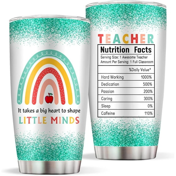 Teacher Gifts for Women, Teacher Appreciation Gifts, Gifts for Teachers Women, Best Teacher Christmas Gifts Ideas from Students, Thanksgiving Gifts for Teachers, Teacher Tumbler with Lid 20oz