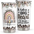 thumbnail image 1 of Teacher Gifts For Women - Teacher Appreciation Gifts From Students - Teacher Gifts For Birthday, Appreciation Week, Back To School - Stainless Steel 20oz Teacher Supplies Tumbler Cup Mug, 1 of 6