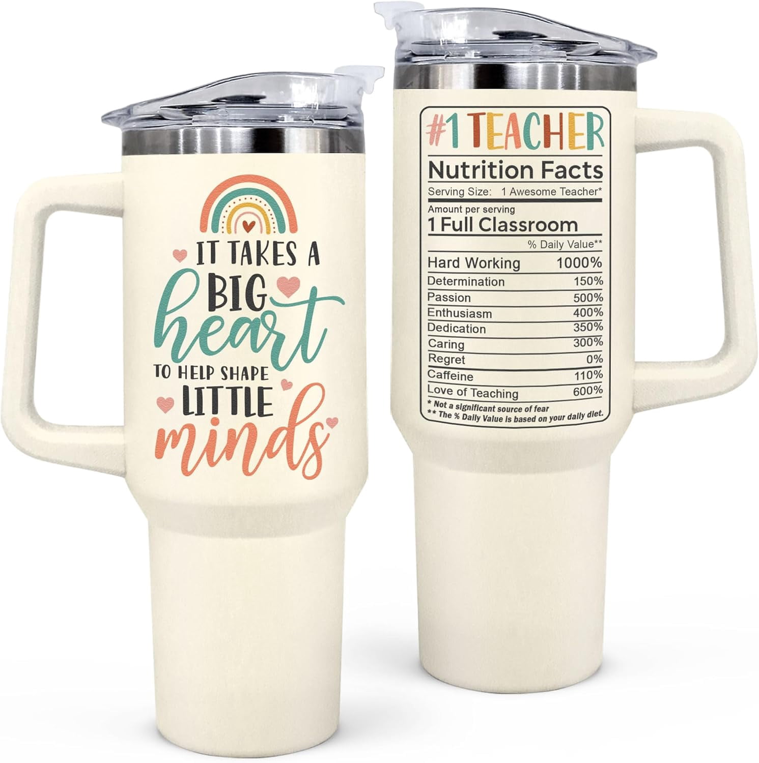 Teacher Gifts for Women, Teacher Appreciation Gifts for Women - Back to School Gifts for Teachers Women, Teacher Back to School Gifts - Best Teacher Gifts Ideas - Teacher Tumbler, Teacher Cup 40 oz