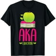thumbnail image 1 of Teacher Green Apple AKA Educator School Students Study Learn T-Shirt, 1 of 3