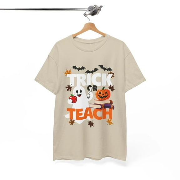 Teacher Halloween Shirt, Trick or Teach Graphic Tee, Educator Gift, Fall School