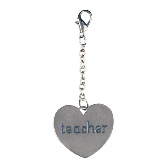 Teacher Heart Chain Necklace