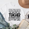 thumbnail image 1 of Teacher Label T-Shirt, Funny Barcode Tee for Dedicated Educators, 1 of 6