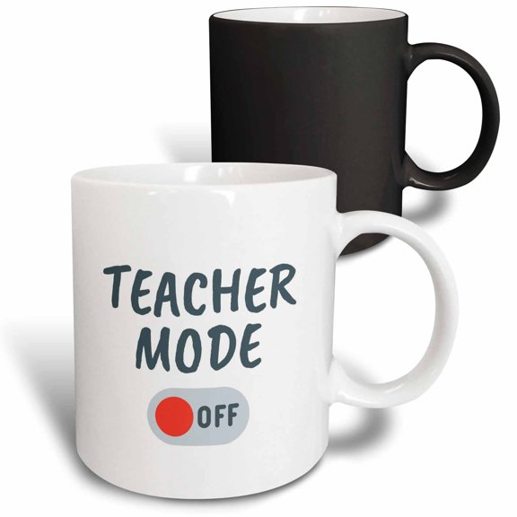 3drose, Teacher Mode Off, 11oz Magic Transforming Mug